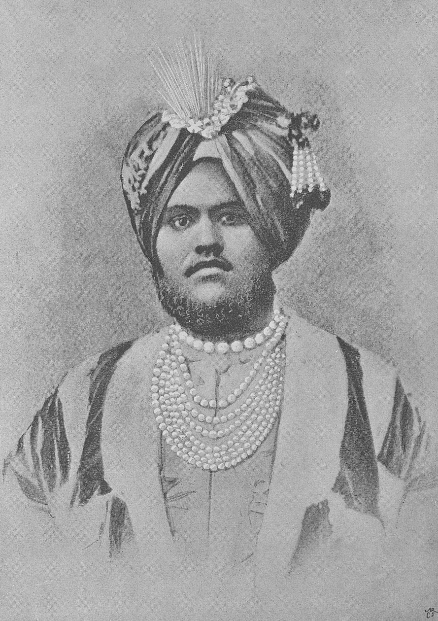 Maharaja Jagatjit Singh van Kapurthala door English Photographer
