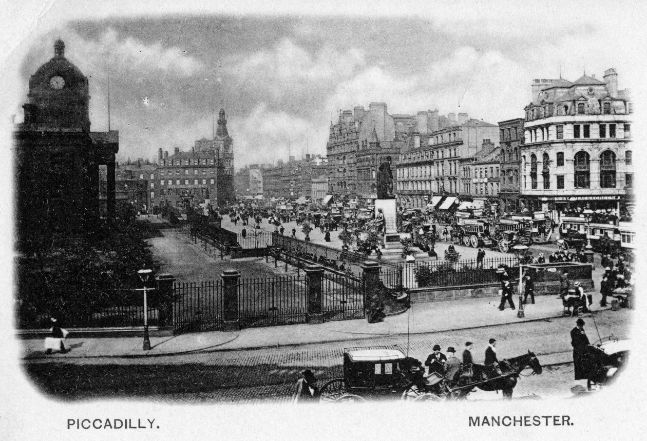 Piccadilly, Manchester door English Photographer