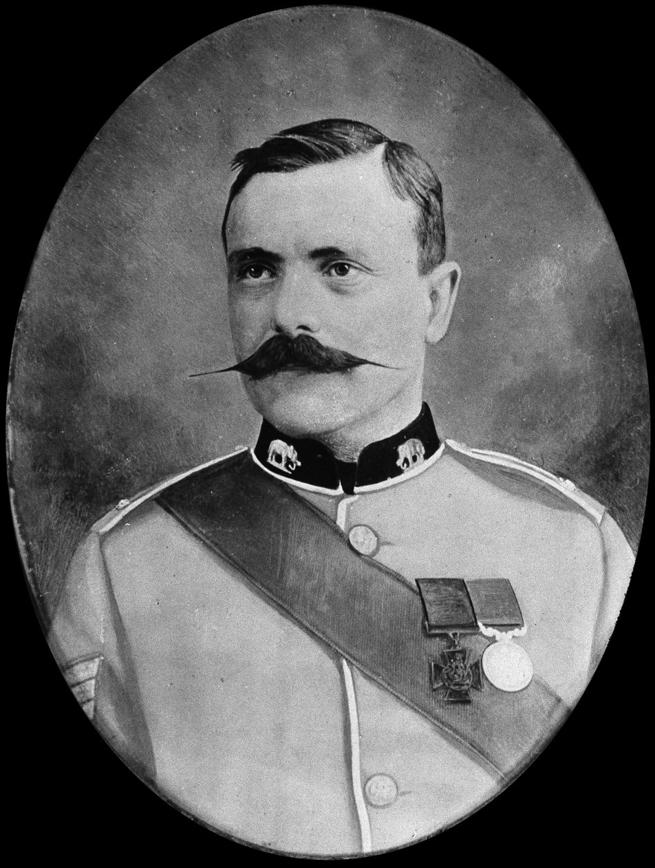 Portret van Sergeant J. Danagher, Connaught Rangers, 1890 door English Photographer