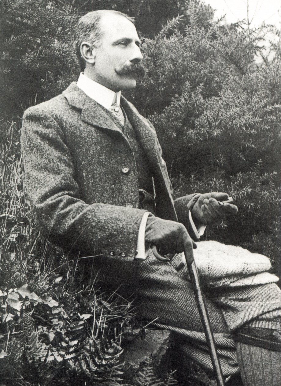 Sir Edward Elgar (1857-1934) door English Photographer