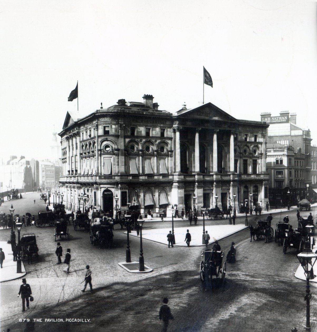 The London Pavilion, Piccadilly door English Photographer