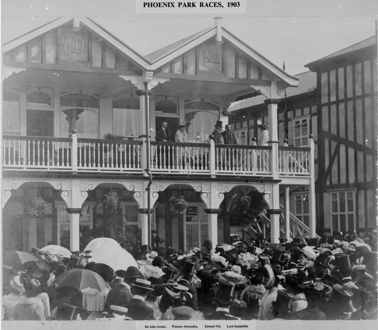 De eerste Phoenix Park Races, 1903 door English Photographer