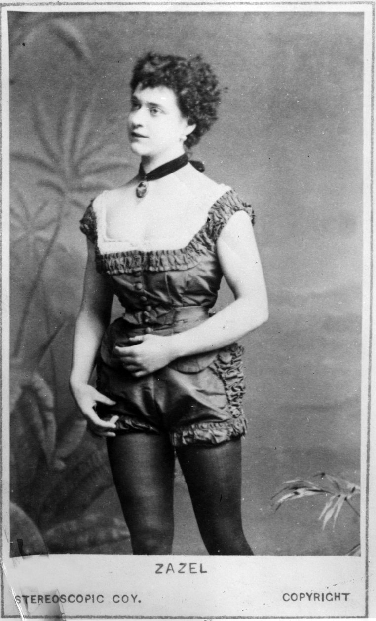 Zazel, ca. 1877 door English Photographer