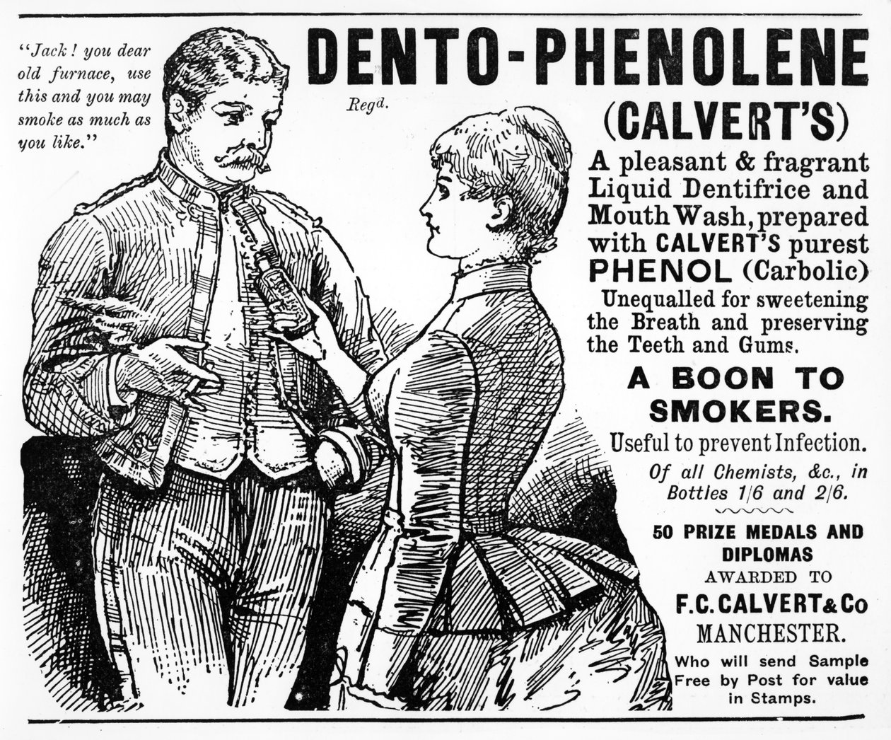 Advertentie voor Calvert
