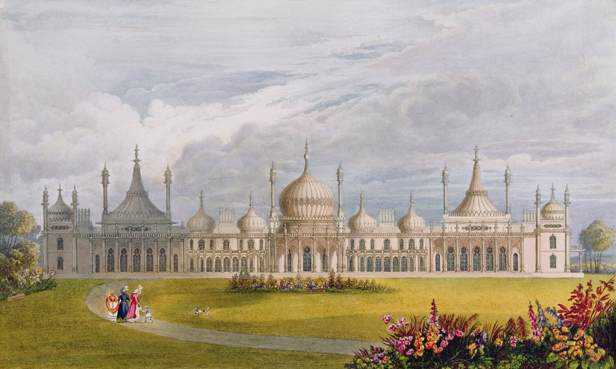 Brighton Royal Pavilion, 19e eeuw door English School