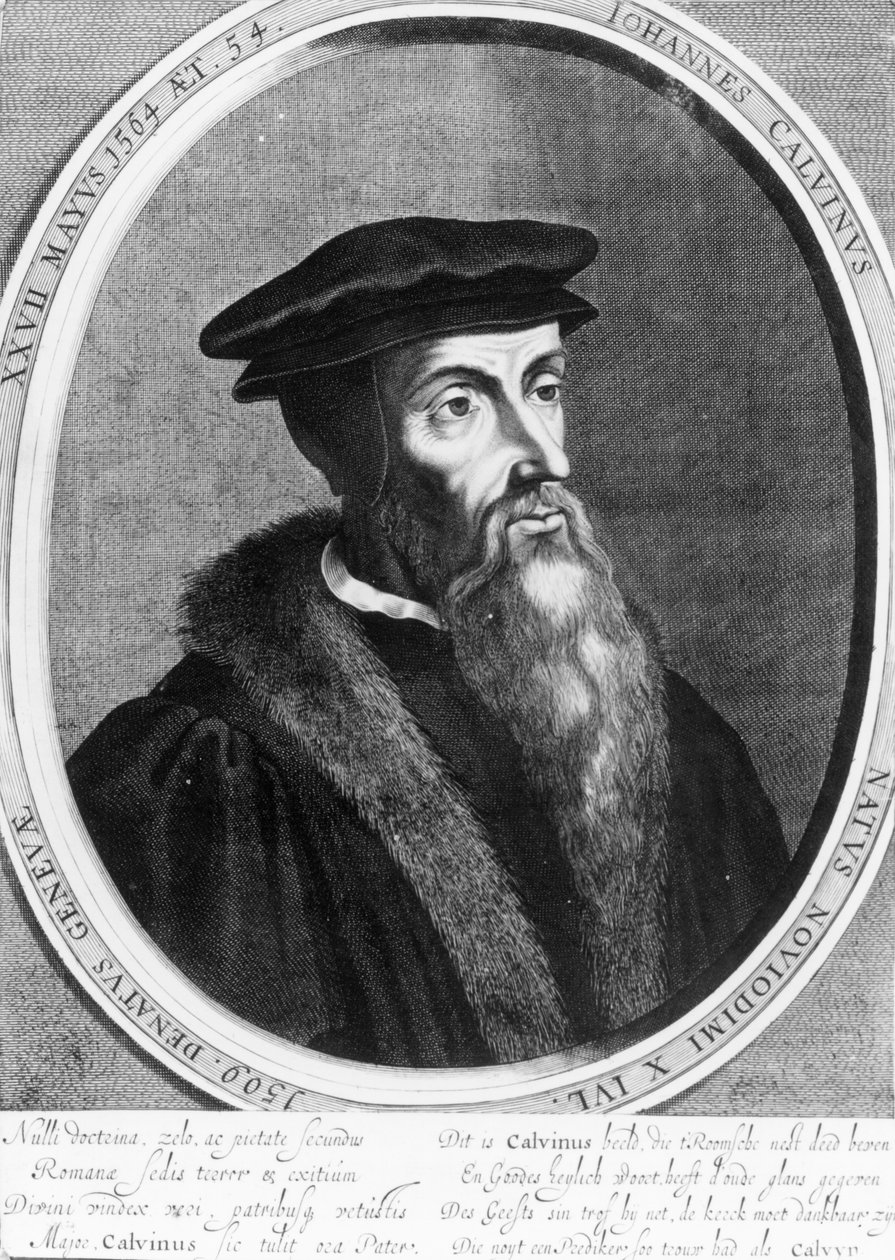 John Calvin (1509-64) door English School