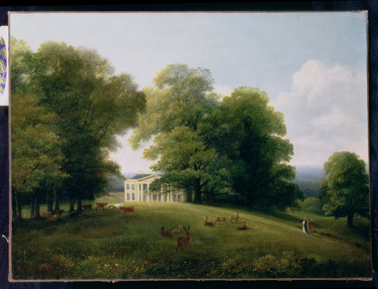 Landschap, ca. 1850 door English School