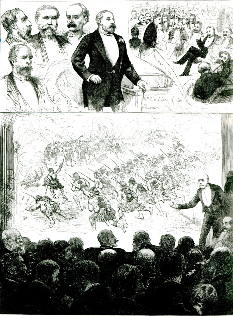 Lezing over de Egyptische Oorlog, 1883 door English School