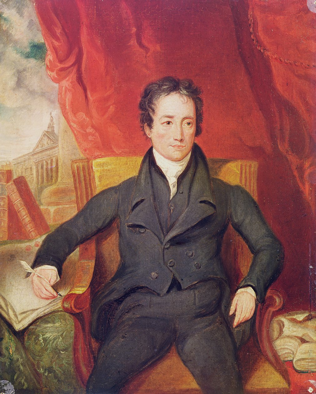 Portret van Charles Lamb (1775-1834) door English School