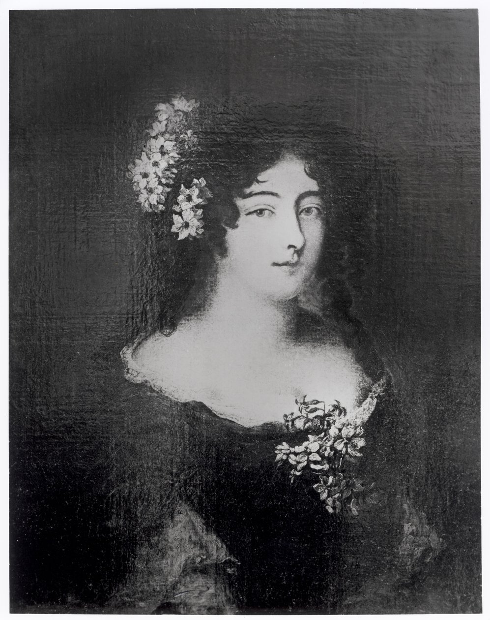 Portret van Gravin Ehrengard Melusina von der Schulenburg, Hertogin van Kendal (1667-1743) door English School