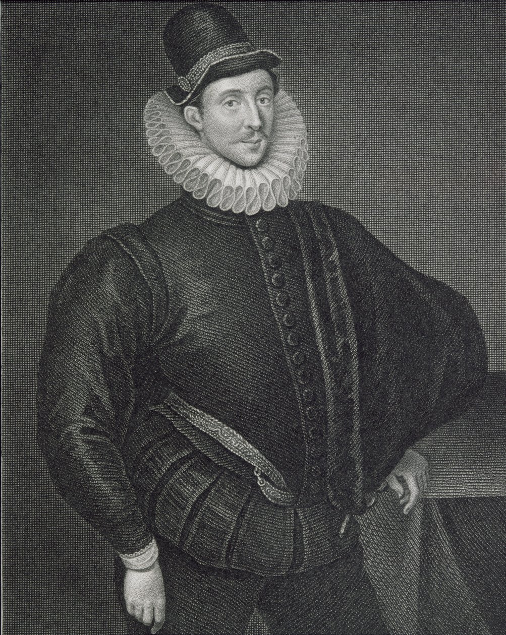 Portret van Fulke Greville (1554-1628) 1e Baron Brooke, uit 