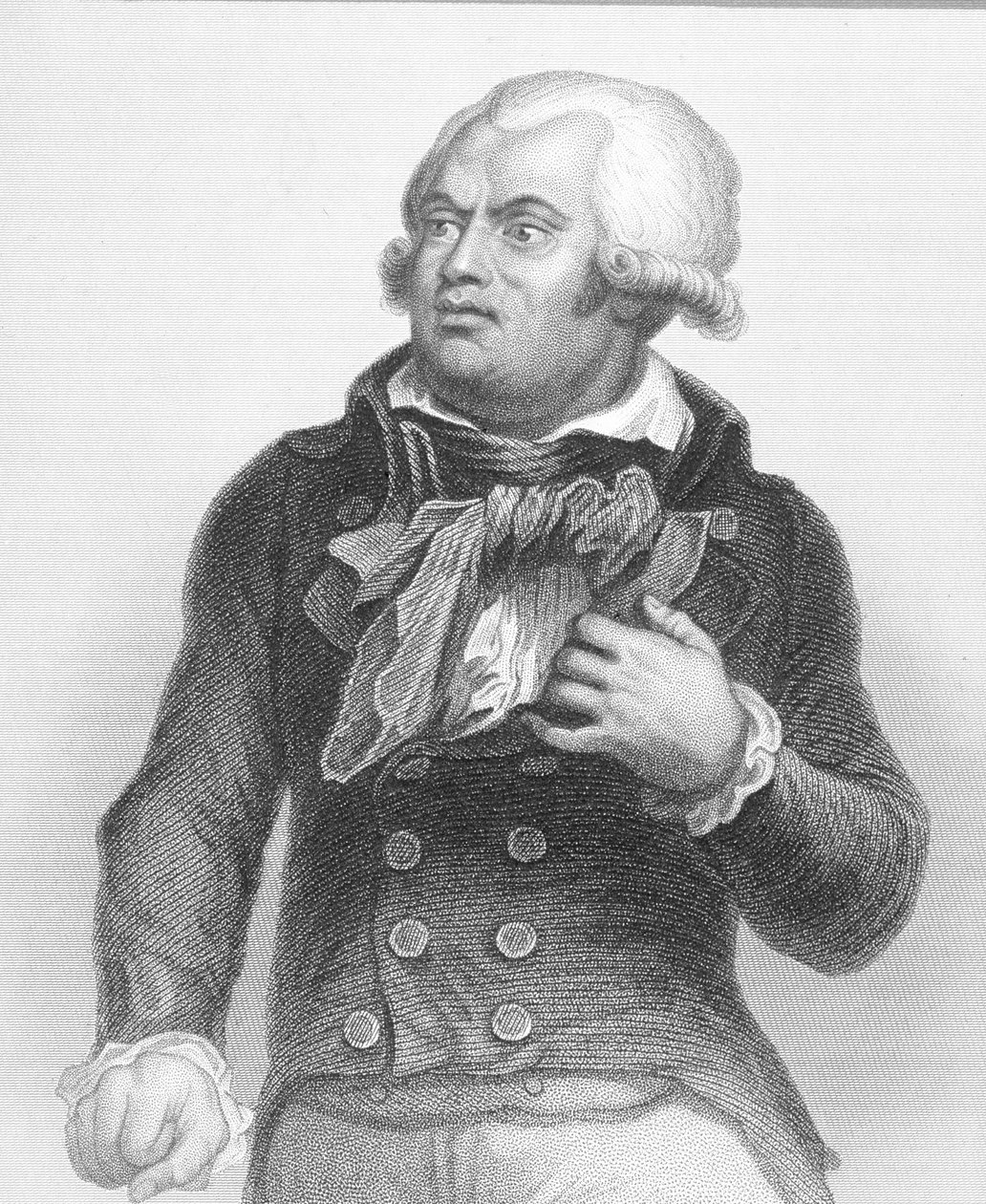 Portret van Georges Danton (1759-94) door English School