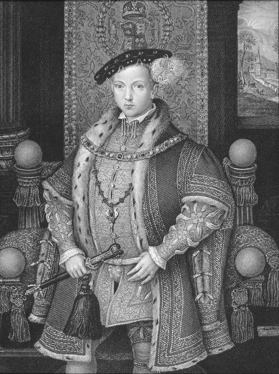 Portret van koning Edward VI (1537-53) uit 