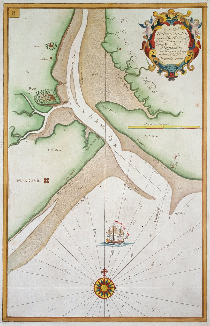 Rye en Winchelsea kasteel door English School