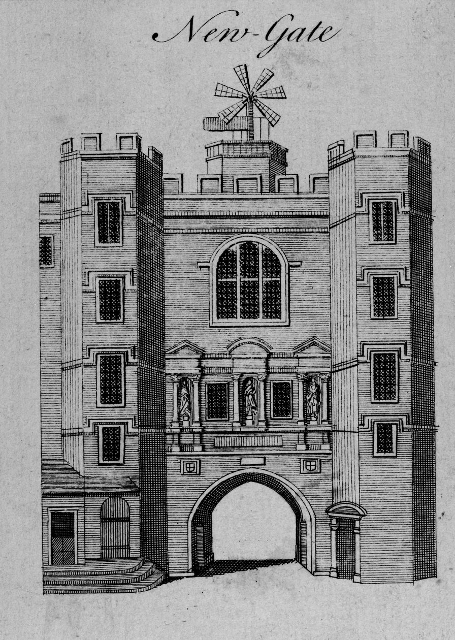 Uitzicht op Newgate door English School
