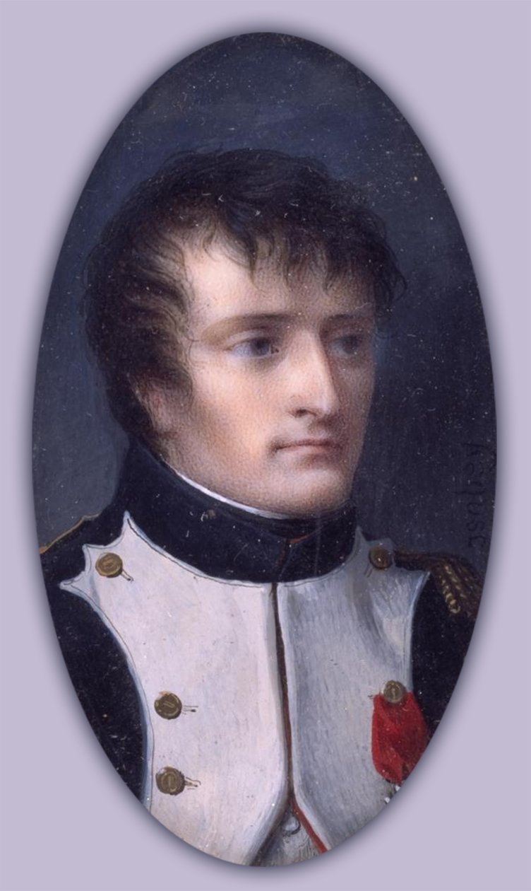 Napoleon Bonaparte door English:  Jean Baptiste Isabey