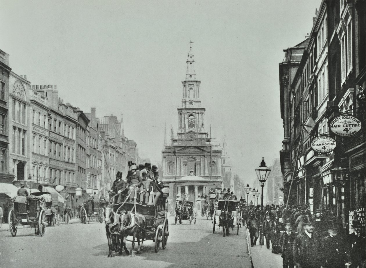 4-10 Strand, Westminster: voorgevels, 1895 door English Photographer