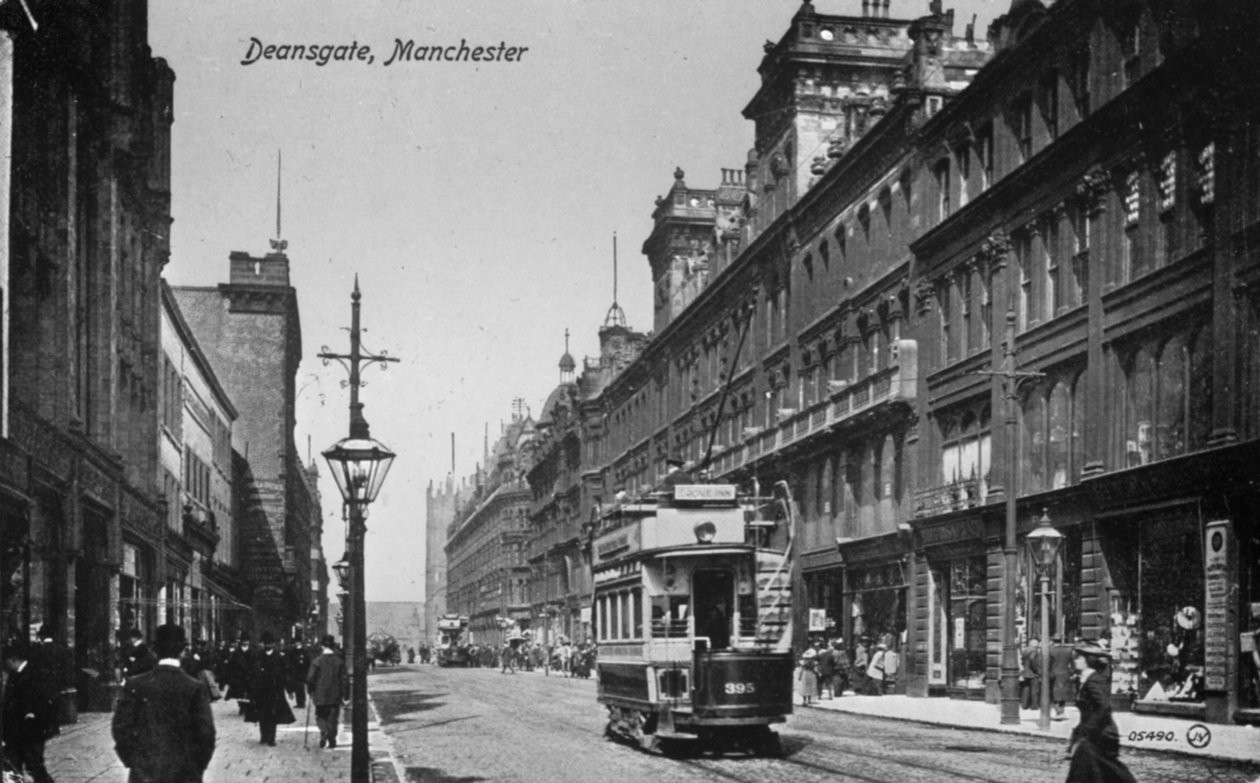 Deansgate, Manchester, ca. 1910 door English Photographer