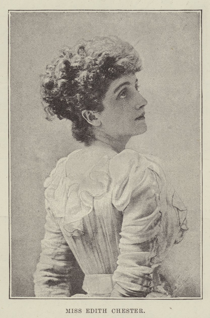 Miss Edith Chester door English Photographer