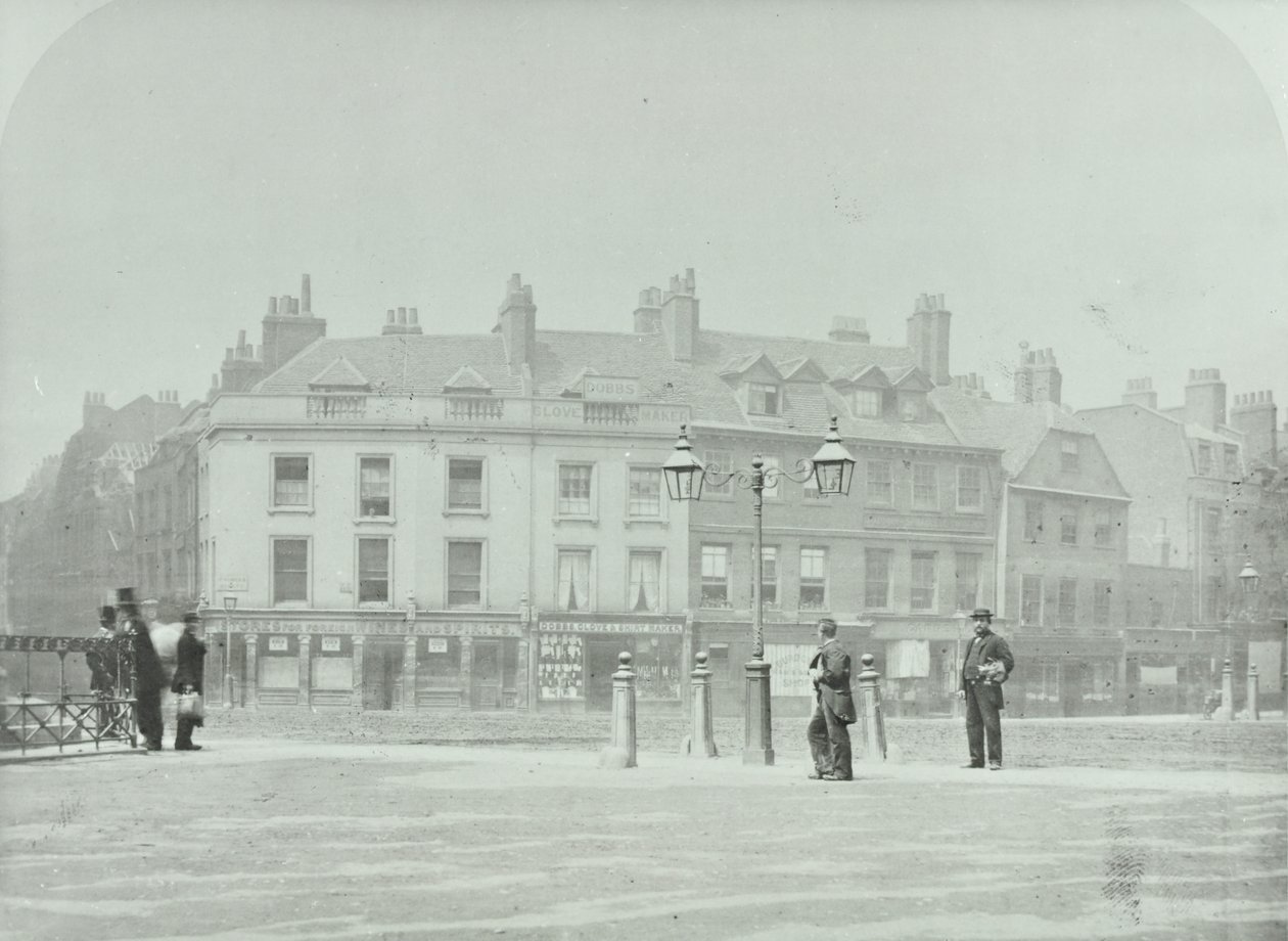 Princes Street, Westminster: vanaf sanctuary, 1885 door English Photographer
