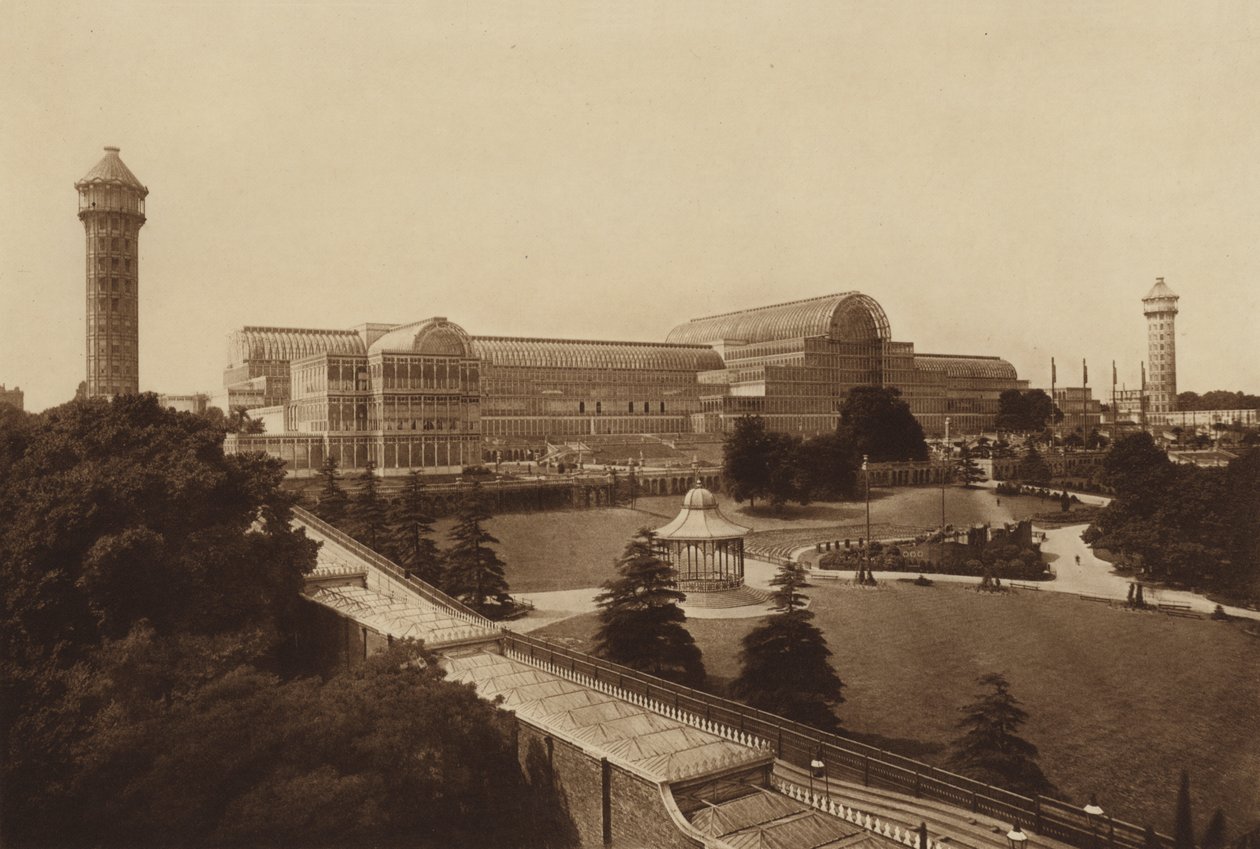 Het Crystal Palace, Sydenham door English Photographer