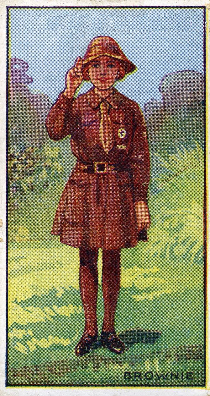 Een Brownie, 1923 door English School