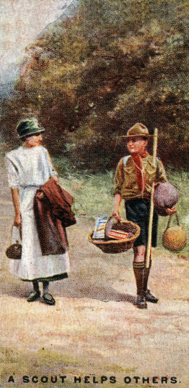 Een Scout Helpt Anderen, 1929 door English School