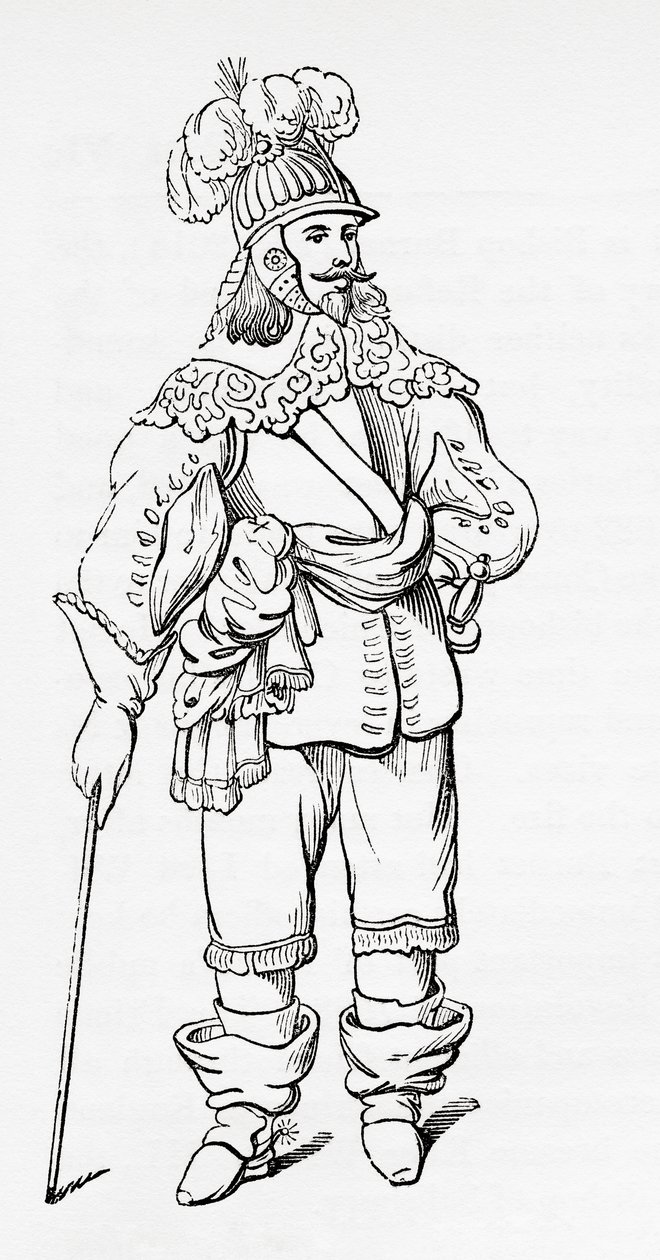 Een cavalier door English School