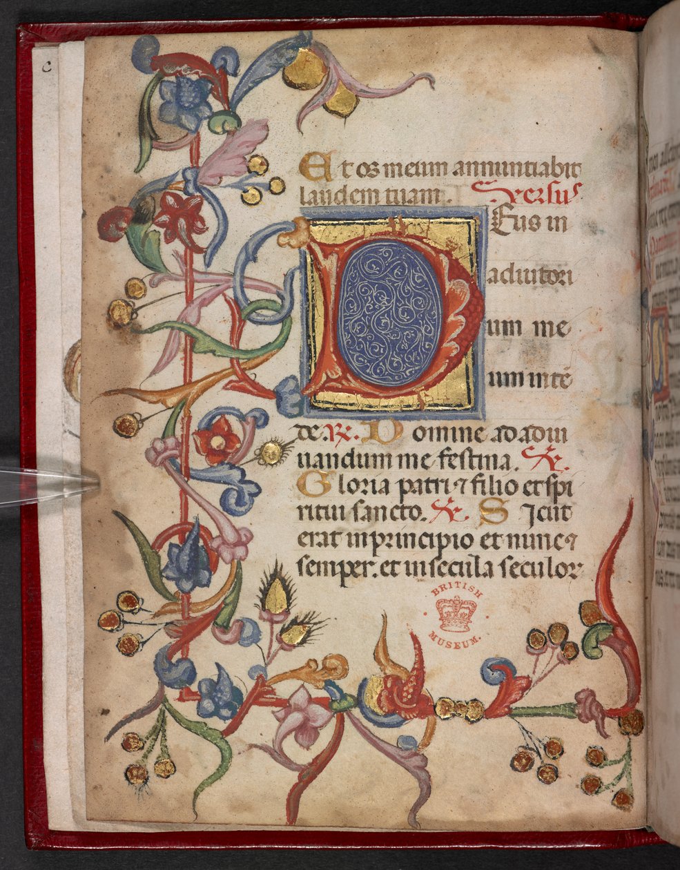 Add. 17466, f.2v door English School