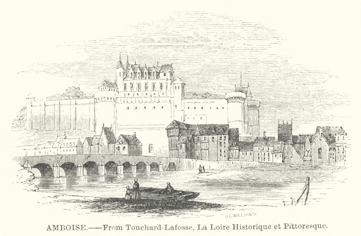 Amboise (gravure) door English School