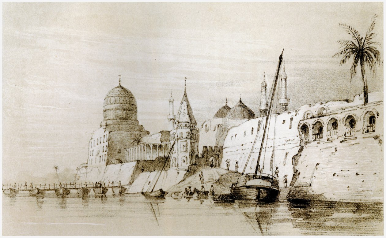Bagdad, ca. 1834-37 (tekening) door English School