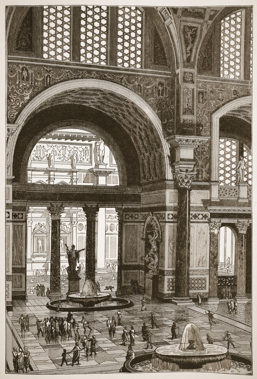 Thermen van Caracalla (gerestaureerd) door English School