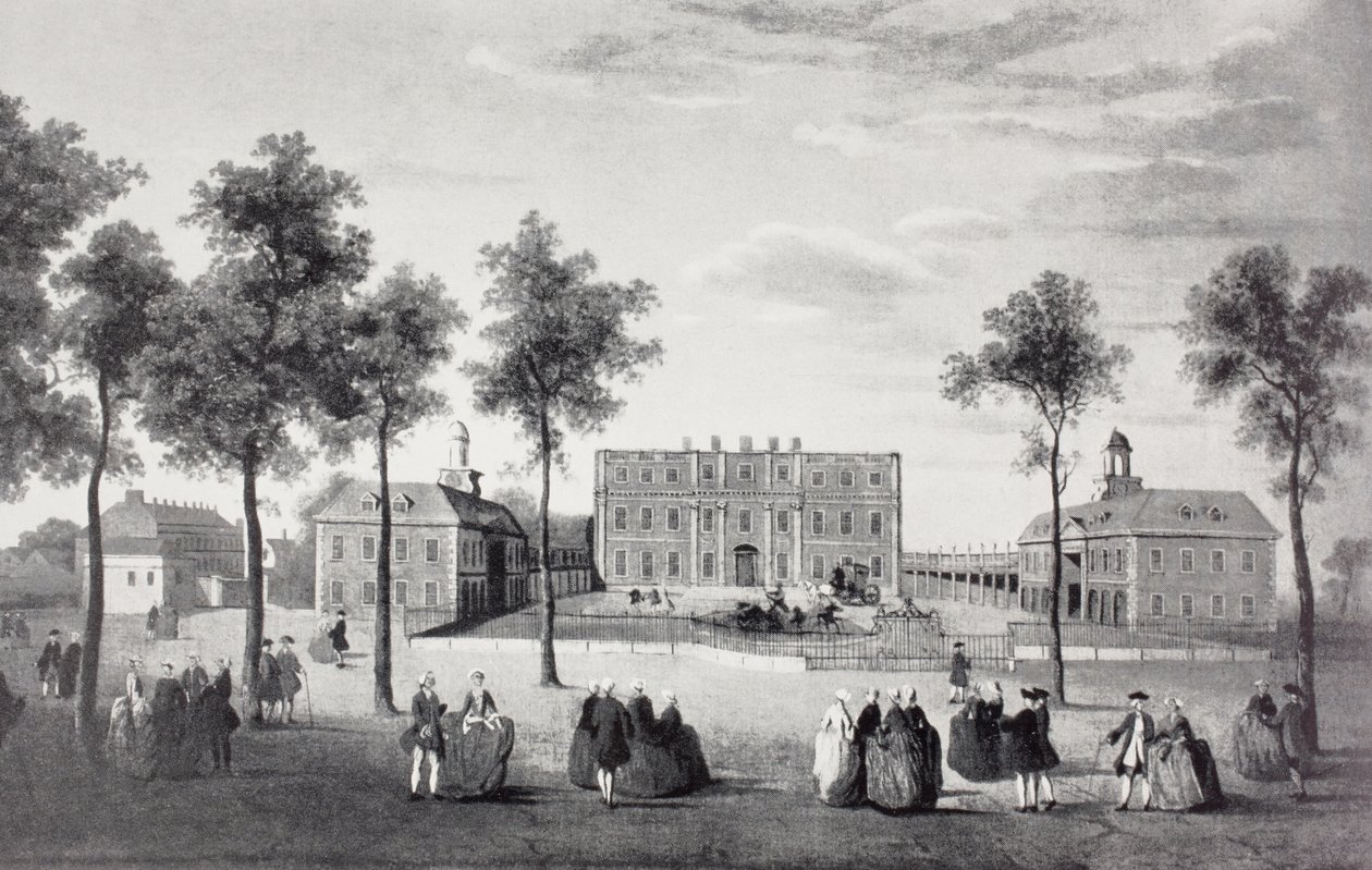 Buckingham House, 1750 door English School