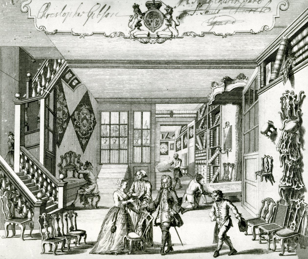 Christopher Gibson, meubelmaker door English School
