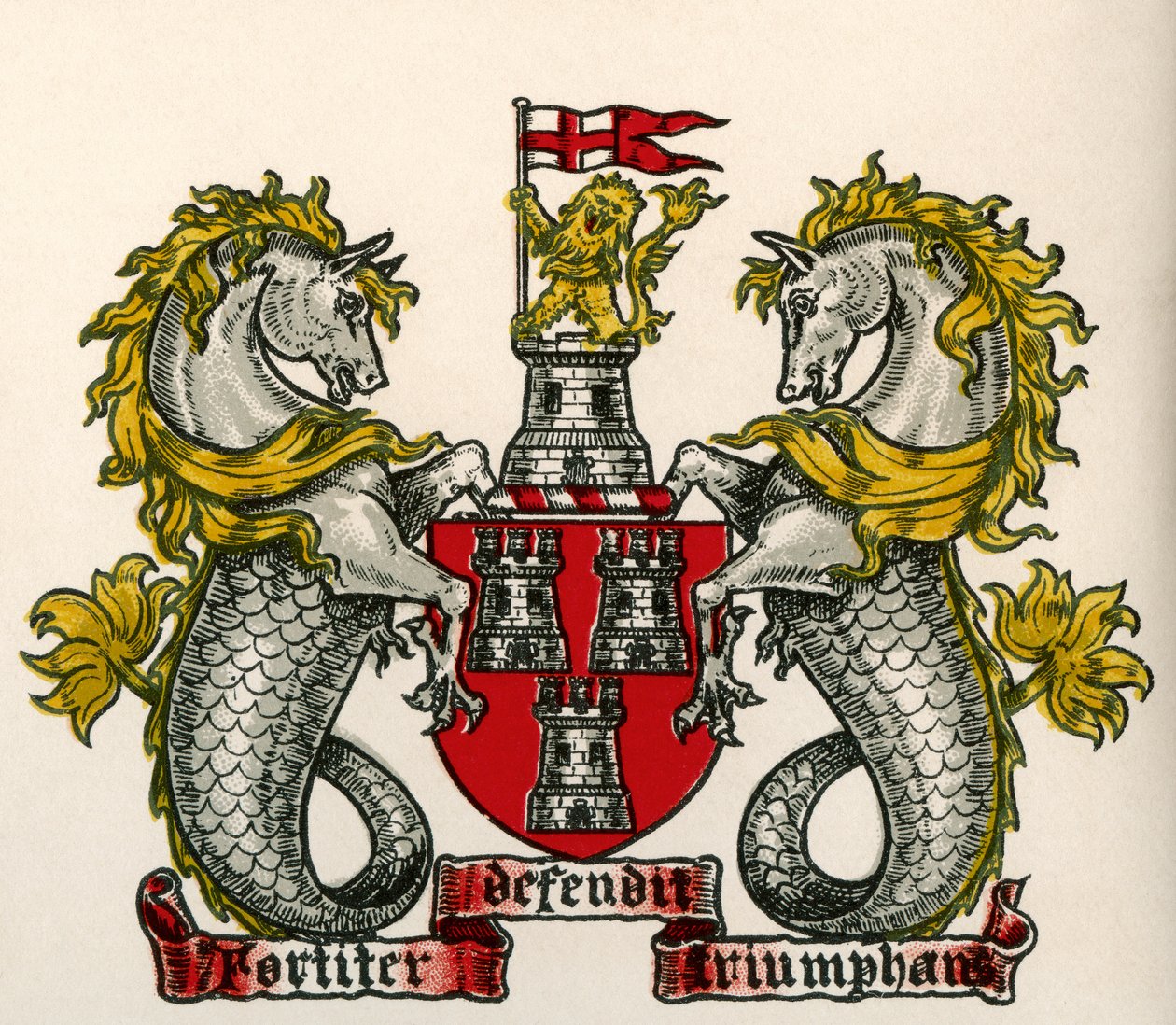 Wapen, Newcastle-on-Tyne, Engeland door English School