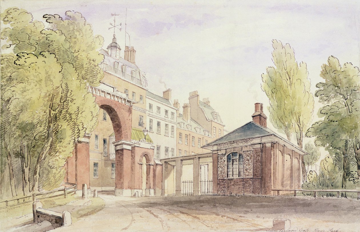 Cumberland Gate, Hyde Park door English School