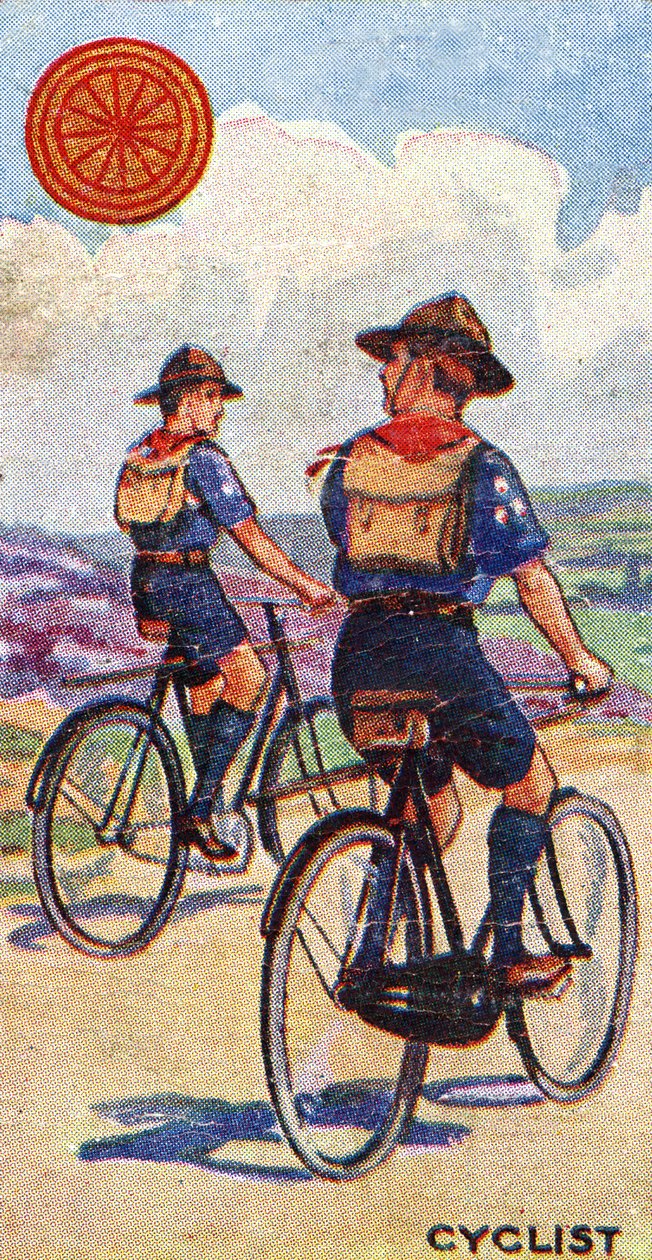 Cyclist Scout Badge, 1923 door English School