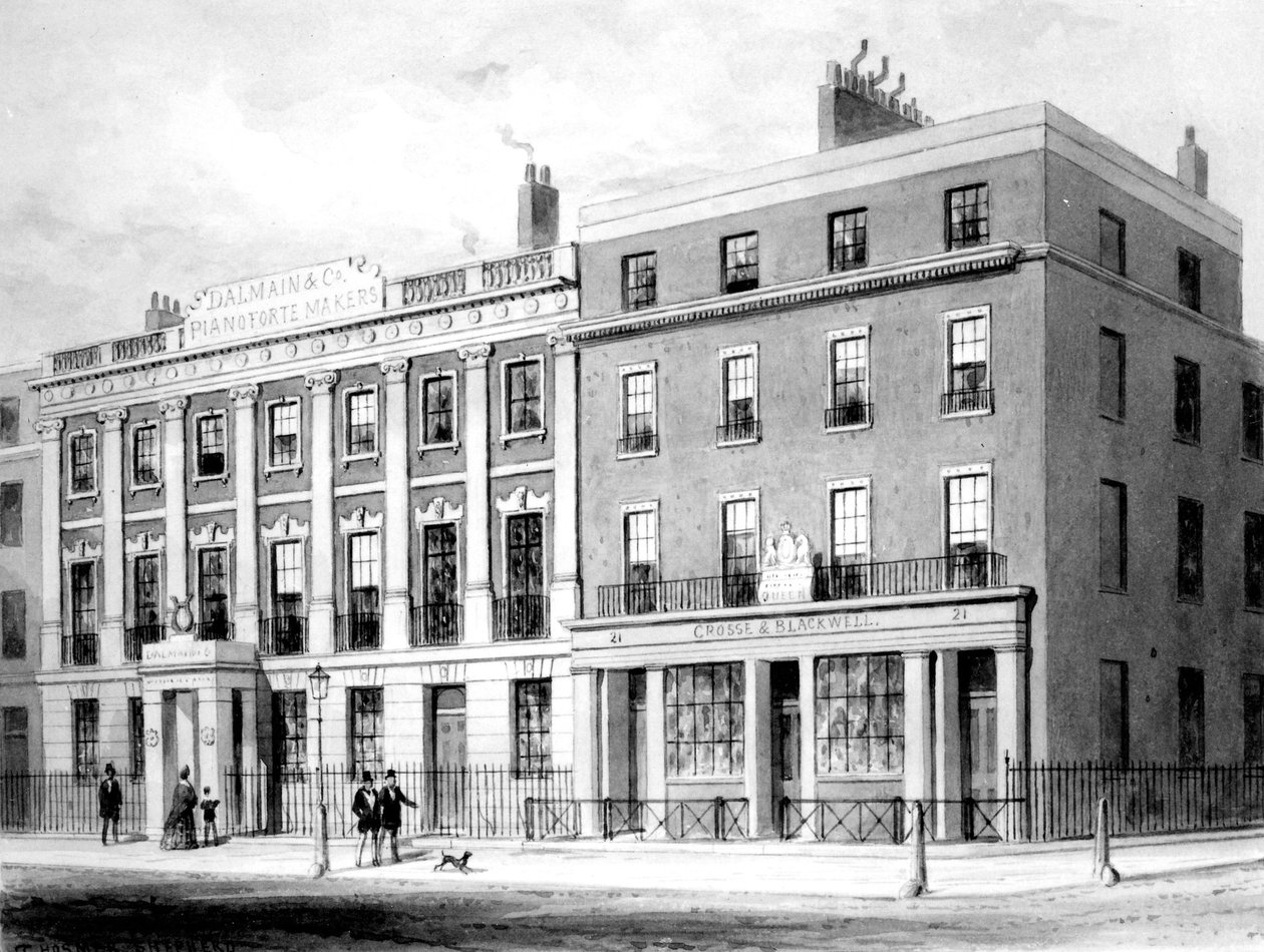 DAlemaine & Co. op Soho Square, 1854 door English School