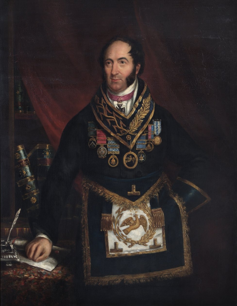 Dr. Robert Thomas Crucefix, 1837 door English School