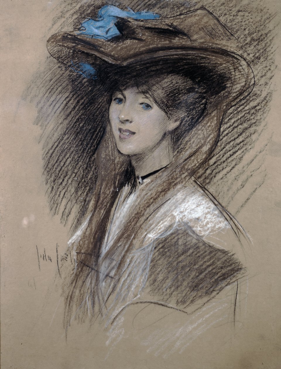 Edwardiaanse dame door English School