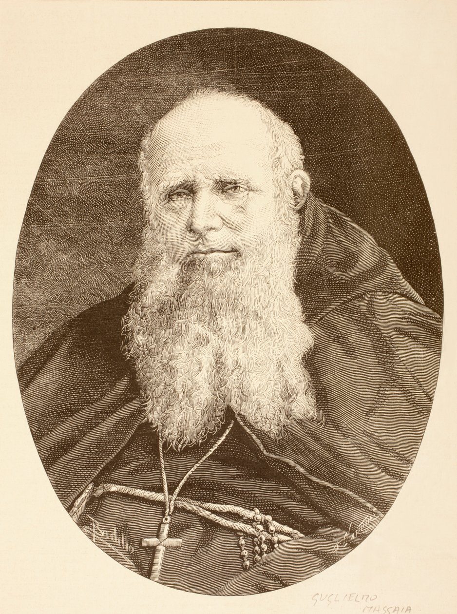 Guglielmo Massaia (litho) door English School