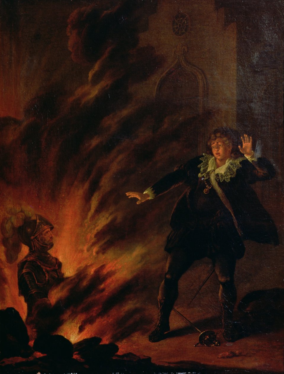Hamlet en de geest van zijn vader door English School