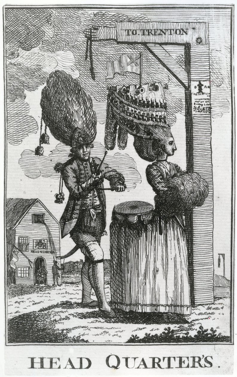 Hoofdkwartieren, 1777 door English School