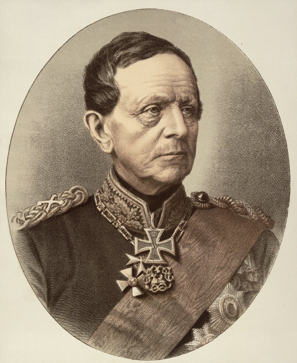Helmuth Karl Bernhard von Moltke (1800-91) door English School
