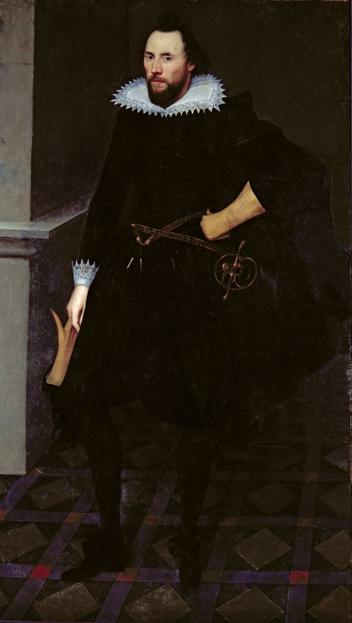 Henry Huddleston (c.1574-1657), c.1610-15 door English School