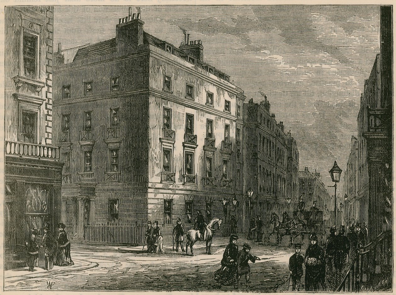 Longs Hotel, Bond Street, Londen door English School