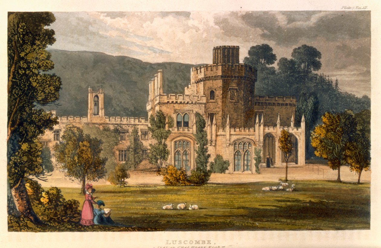 Luscombe Castle, Devon door English School