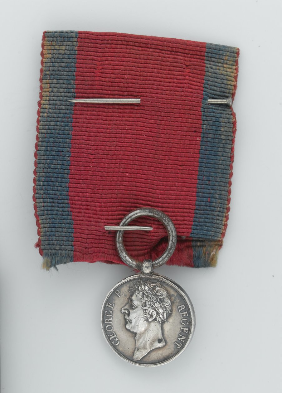 Miniatuur Waterloo-medaille door English School