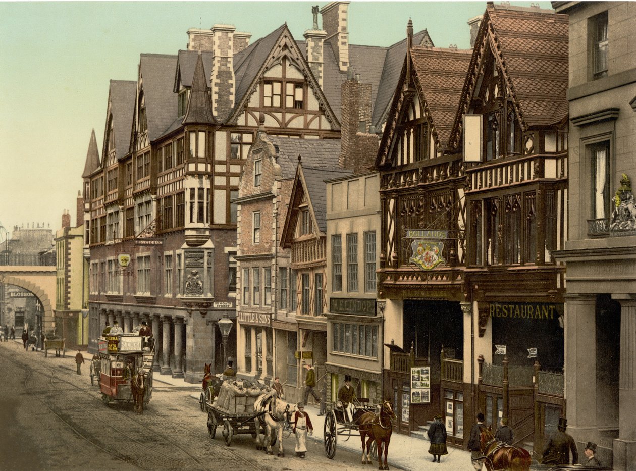 Newgate Street, Chester door English School