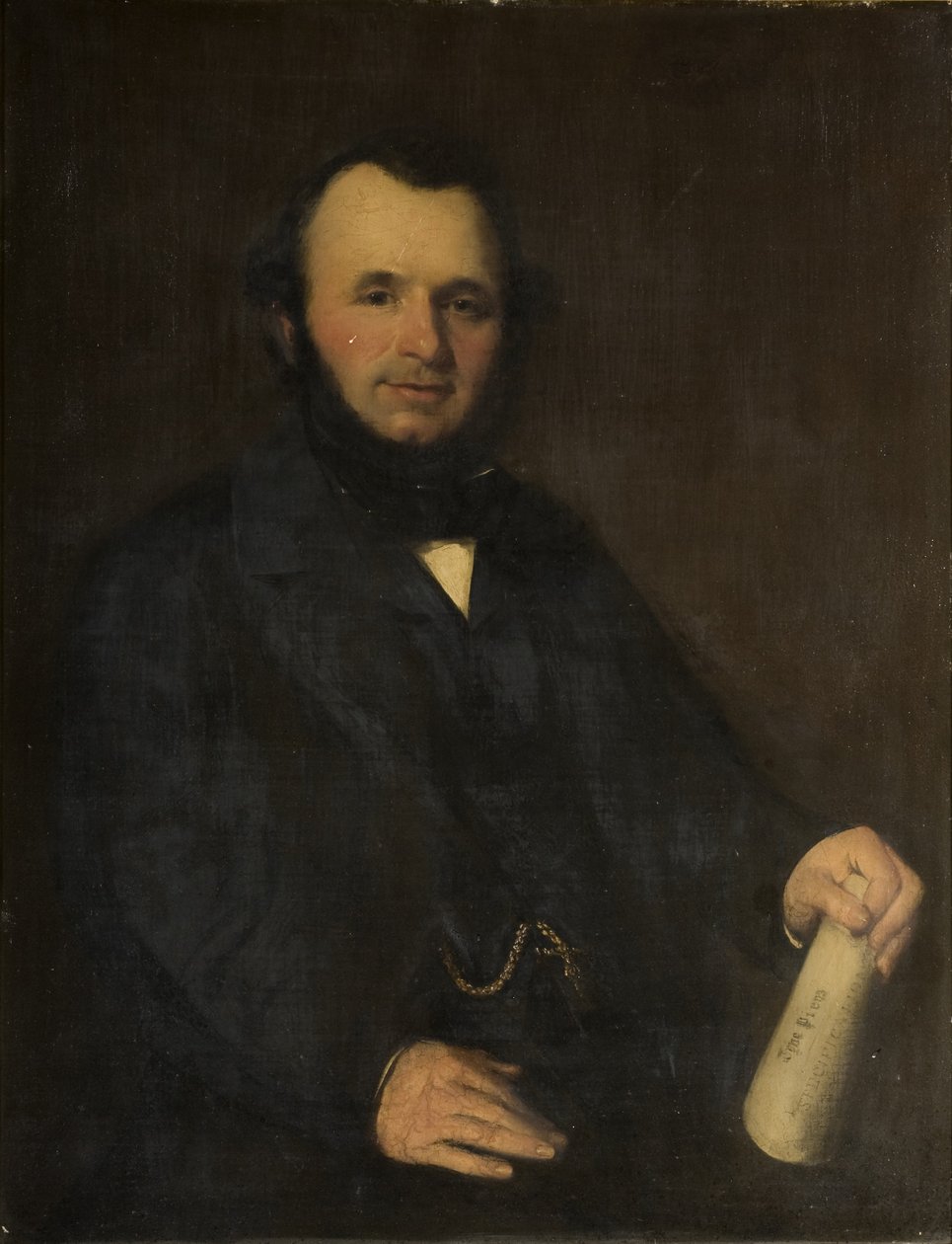 Portret van James Cochran Stevenson door English School